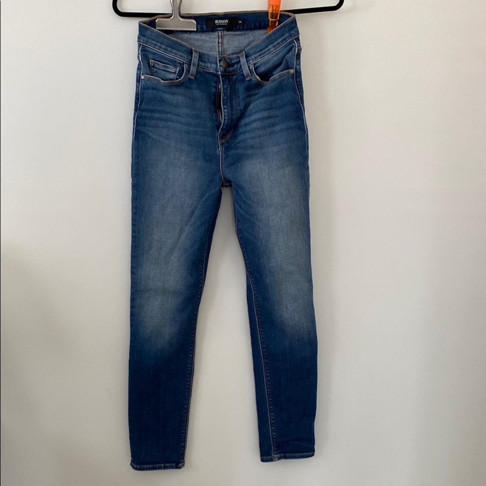 Hudson Jeans Blue Slim Fit Denim with Classic Indigo Wash